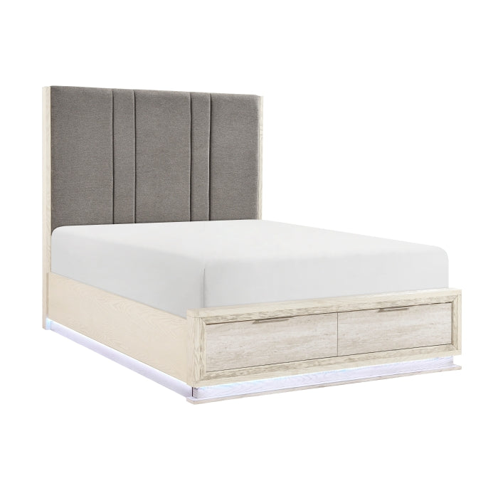 2391K-1CK* (3) California King Platform Bed with Footboard Storage - 2391K-1CK*