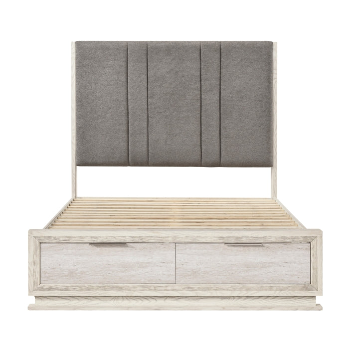 2391K-1CK* (3) California King Platform Bed with Footboard Storage - 2391K-1CK*