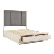 2391K-1CK* (3) California King Platform Bed with Footboard Storage - 2391K-1CK*