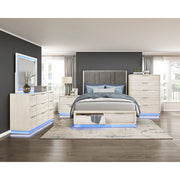 2391K-1CK* (3) California King Platform Bed with Footboard Storage - 2391K-1CK*