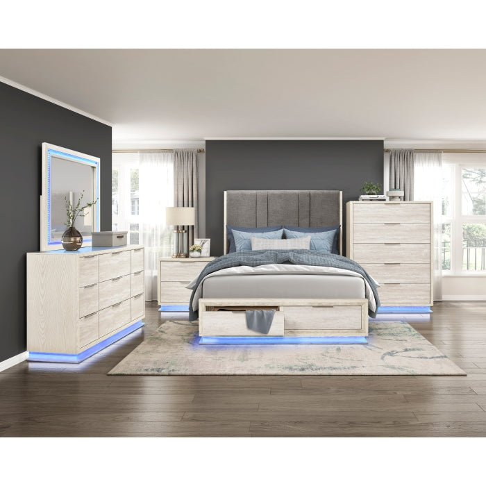 2391K-1CK* (3) California King Platform Bed with Footboard Storage - 2391K-1CK*