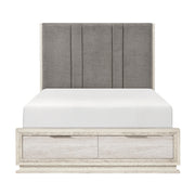 2391K-1EK* (3) Eastern King Platform Bed with Footboard Storage - 2391K-1EK*