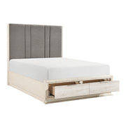 2391K-1EK* (3) Eastern King Platform Bed with Footboard Storage - 2391K-1EK*