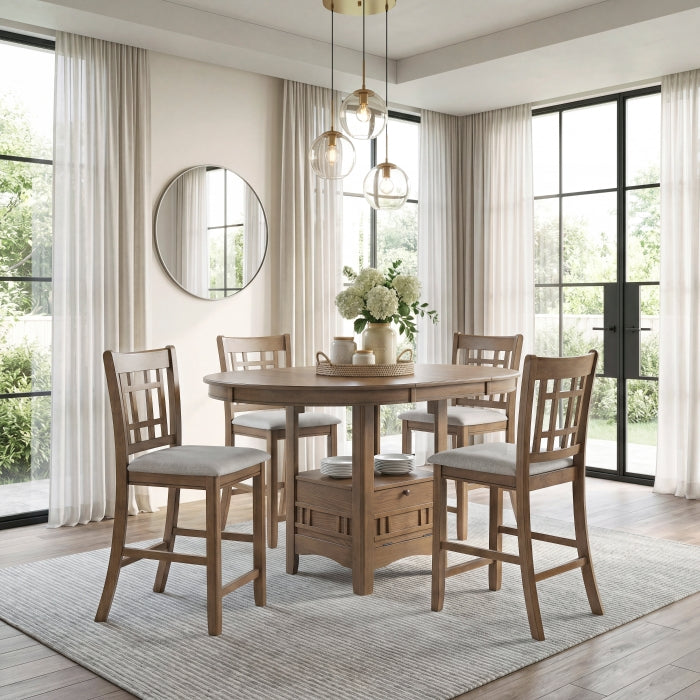 2423BR-36 Round/Oval Counter Height Table - 2423BR-36
