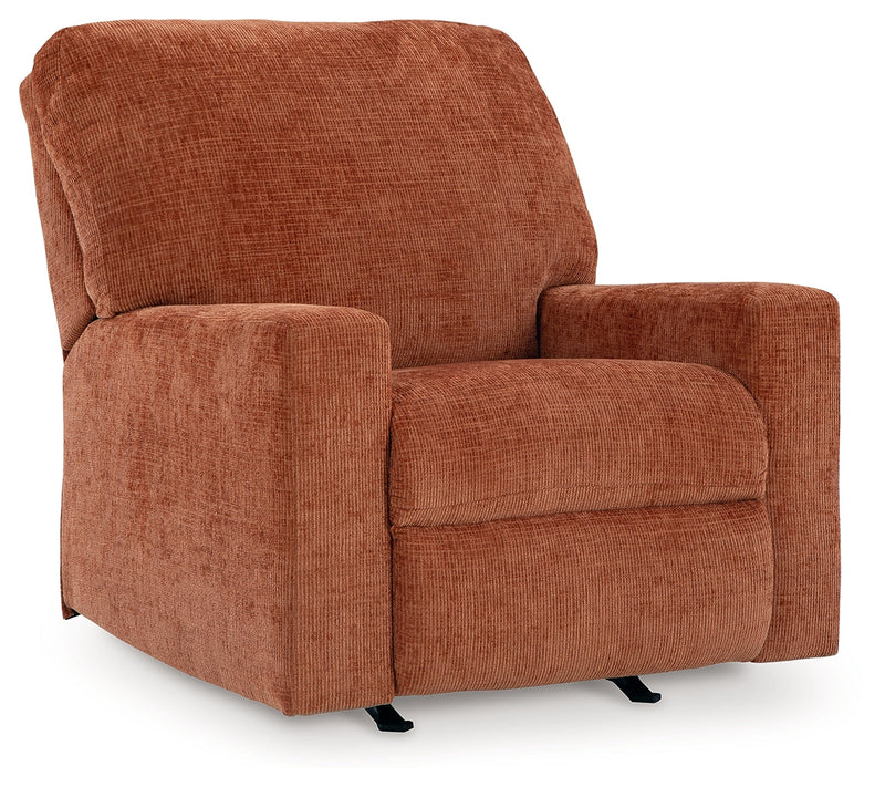 Aviemore Spice LAF Sectional with Ottoman and Recliner from Ashley - Luna Furniture