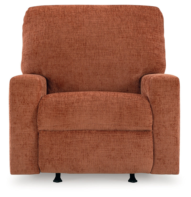 Aviemore Spice LAF Sectional with Ottoman and Recliner from Ashley - Luna Furniture