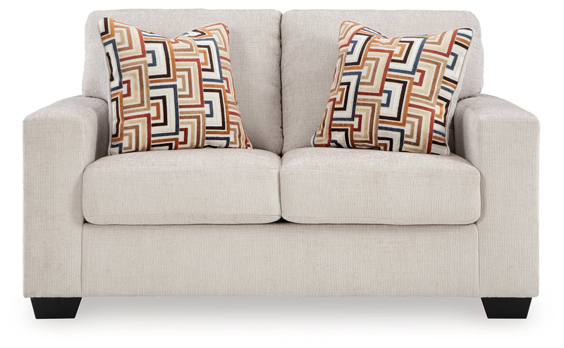 Aviemore Stone Sofa and Loveseat from Ashley - Luna Furniture