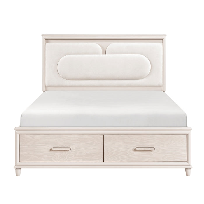 2451K-1EK* (4) Eastern King Platform Bed with Footboard Storage - 2451K-1EK*