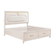 2451K-1EK* (4) Eastern King Platform Bed with Footboard Storage - 2451K-1EK*