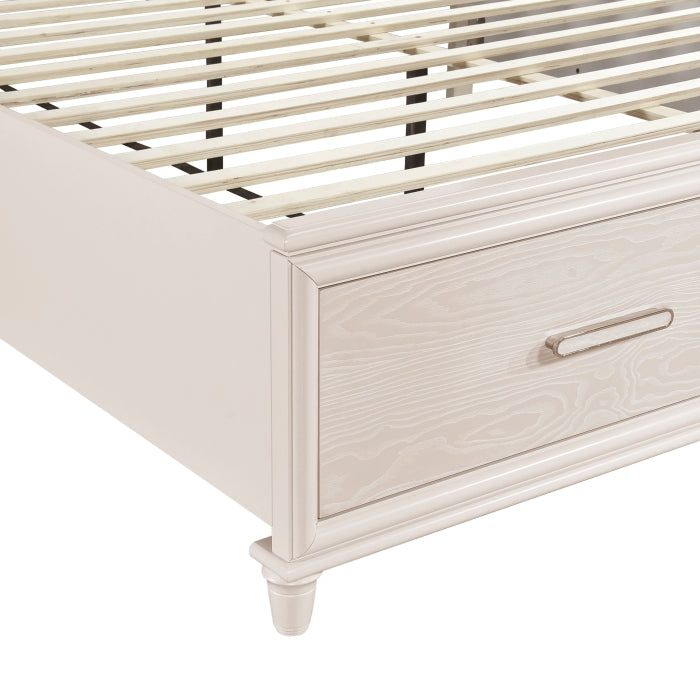 2451K-1EK* (4) Eastern King Platform Bed with Footboard Storage - 2451K-1EK*