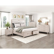 2451K-1EK* (4) Eastern King Platform Bed with Footboard Storage - 2451K-1EK*