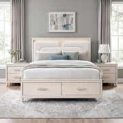 2451K-1EK* (4) Eastern King Platform Bed with Footboard Storage - 2451K-1EK*