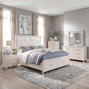 2451K-1EK* (4) Eastern King Platform Bed with Footboard Storage - 2451K-1EK*