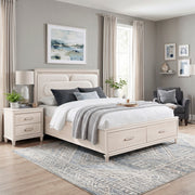 2451K-1EK* (4) Eastern King Platform Bed with Footboard Storage - 2451K-1EK*