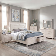 2451K-1EK* (4) Eastern King Platform Bed with Footboard Storage - 2451K-1EK*