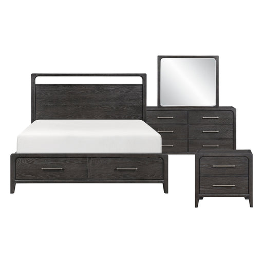 2502BK-1DW*4 4pc Set (QB+NS+DR+MR) - 2502BK-1DW*4