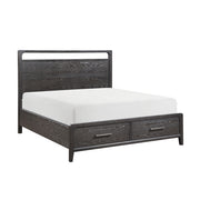 2502KBK-1CKDW* (3) California King Platform Bed with Footboard Storage - 2502KBK-1CKDW*