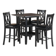 2514BK-36 5-Piece  Pack Counter Height Set - 2514BK-36