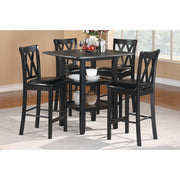 2514BK-36 5-Piece  Pack Counter Height Set - 2514BK-36