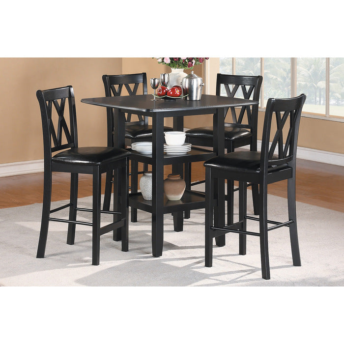 2514BK-36 5-Piece  Pack Counter Height Set - 2514BK-36