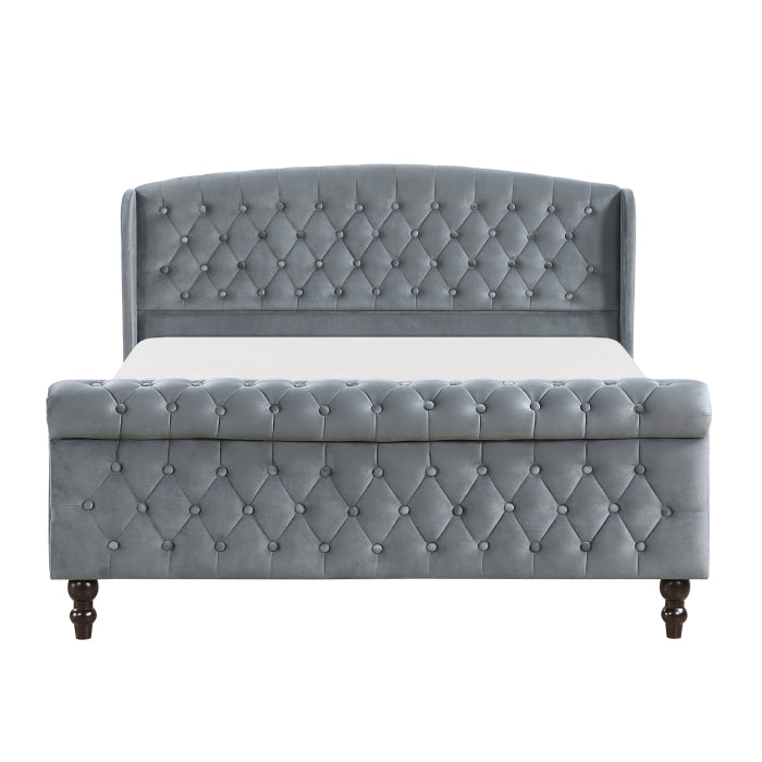 2550DG-1 Queen Platform Bed - 2550DG-1