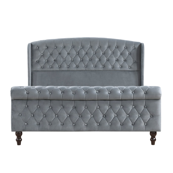 2550DG-1 Queen Platform Bed - 2550DG-1