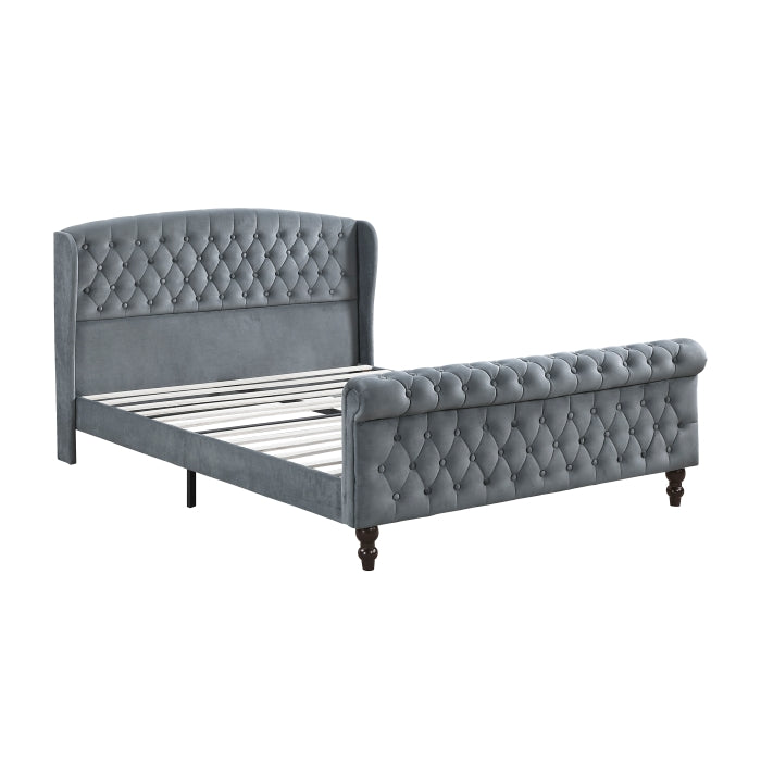 2550DG-1 Queen Platform Bed - 2550DG-1