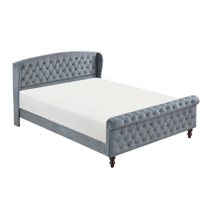 2550DG-1 Queen Platform Bed - 2550DG-1
