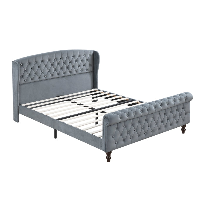 2550DG-1 Queen Platform Bed - 2550DG-1
