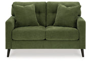 Bixler Olive Sofa, Loveseat and Chair -  Ashley - Luna Furniture