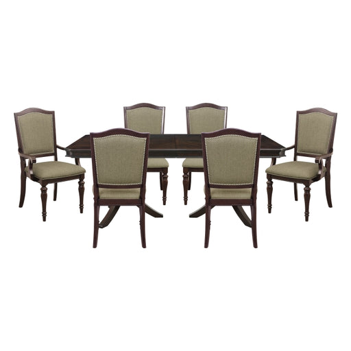 2615DC-96*7 7pc set (TABLE + 2 ARM CHAIRS + 4 SIDE CHAIRS) - 2615DC-96*7