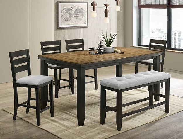 Bardstown Ct Bench Wheat Charcoal