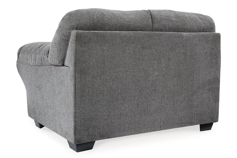 Allmaxx Pewter Sofa and Loveseat -  Ashley - Luna Furniture
