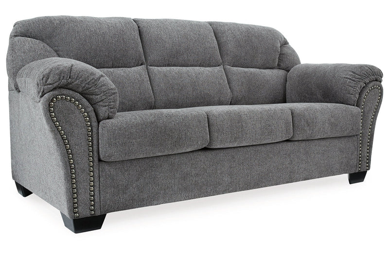Allmaxx Pewter Sofa and Loveseat -  Ashley - Luna Furniture