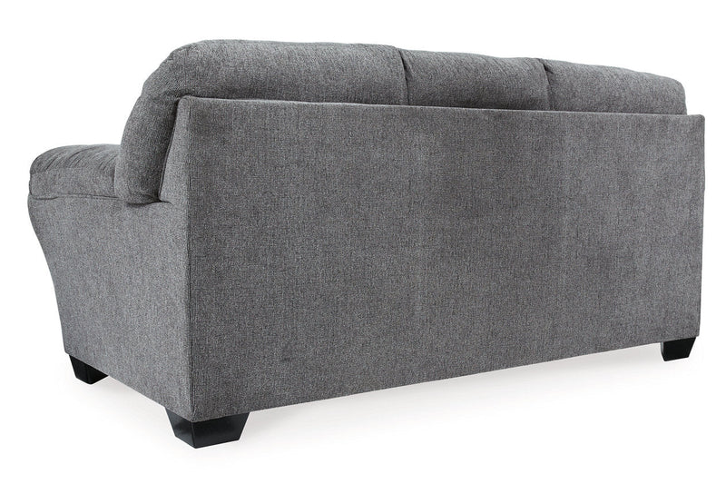 Allmaxx Pewter Sofa and Loveseat -  Ashley - Luna Furniture
