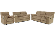 Alphons Briar Reclining Sofa, Loveseat and Recliner -  Ashley - Luna Furniture