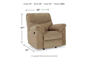 Alphons Briar Reclining Sofa, Loveseat and Recliner -  Ashley - Luna Furniture