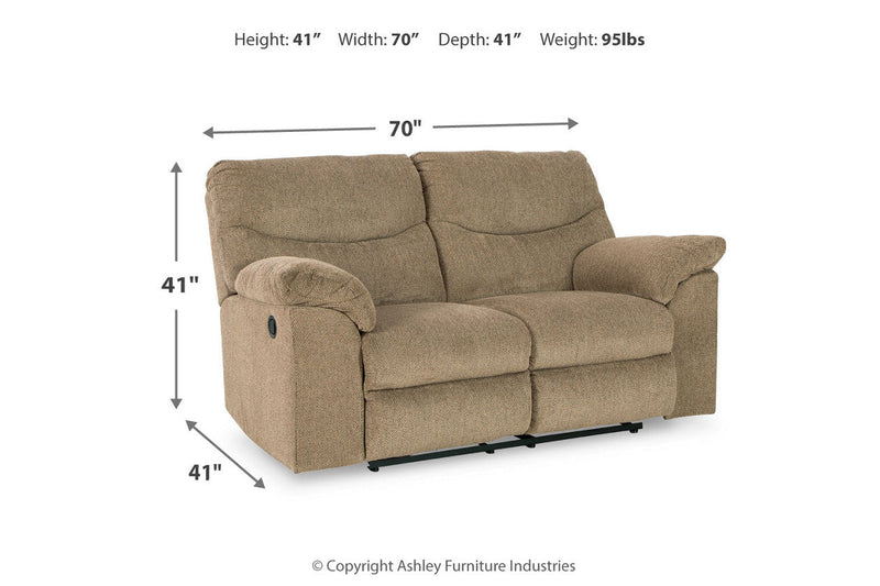 Alphons Briar Reclining Sofa, Loveseat and Recliner -  Ashley - Luna Furniture