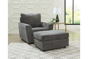 Stairatt Gravel Sofa, Loveseat, Chair and Ottoman -  Ashley - Luna Furniture
