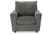Stairatt Gravel Chair and Ottoman -  Ashley - Luna Furniture
