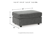 Stairatt Gravel Sofa, Loveseat, Chair and Ottoman -  Ashley - Luna Furniture