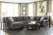 Ambee Slate LAF Sectional -  - Luna Furniture