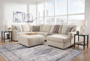 Edenfield Linen 3-Piece RAF Chaise Sectional -  Ashley - Luna Furniture