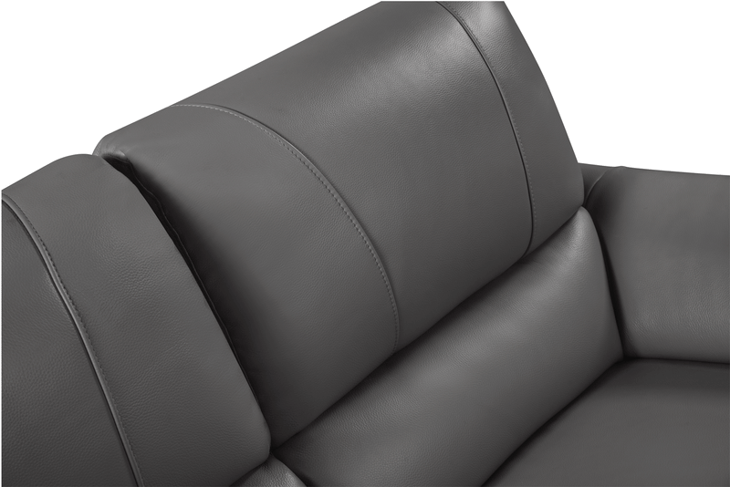2934 Dark Grey W/ Electric Recliners Set - Gate Furniture