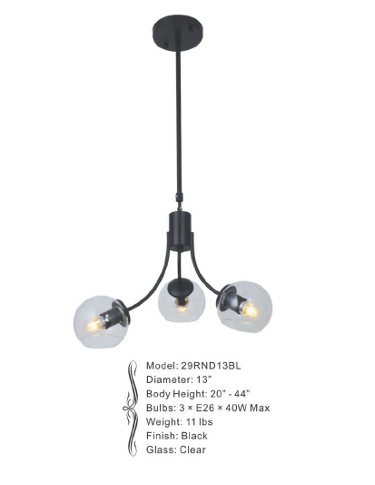 29RND13BL 13" X 20" SHINE BLACK ROUND - 210000004016