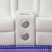 2PC (Power Sofa & Loveseat) - L447-White-2PC