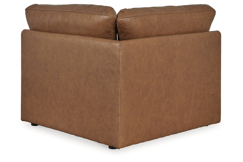 Emilia Caramel 5-Piece Sectional and Ottoman -  Ashley - Luna Furniture
