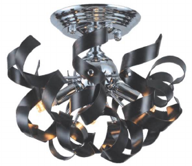 30FLT12BL 12" X 10.5" RIETI CHROME FLUSHMOUNT - 210000006616