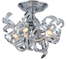 30FLT12CC 12" X 10.5" RIETI CHROME FLUSHMOUNT - 210000006618
