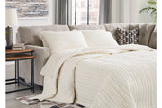 Mahoney Pebble 2-Piece Sleeper Sectional with Chaise -  Ashley - Luna Furniture